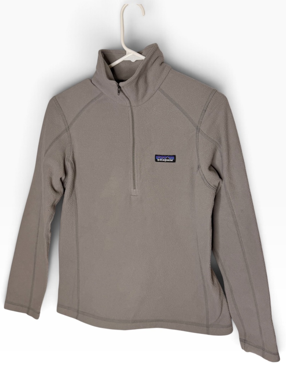 Patagonia Women’s Fleece 1/4 Zip Pullover Size Small Taupe Gray